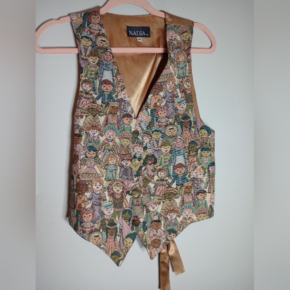 Nadia Rima Multicolor Patterned Vest
